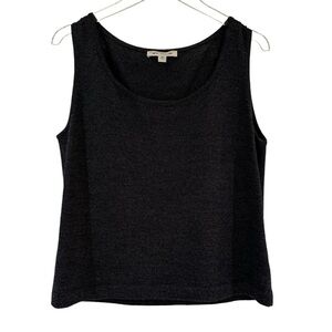 ST. JOHN Women’s Sleeveless Santana Knit Blue Gray  Tank Size Medium